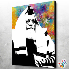 The Pop-Up Art Lubavitcher Rebbe